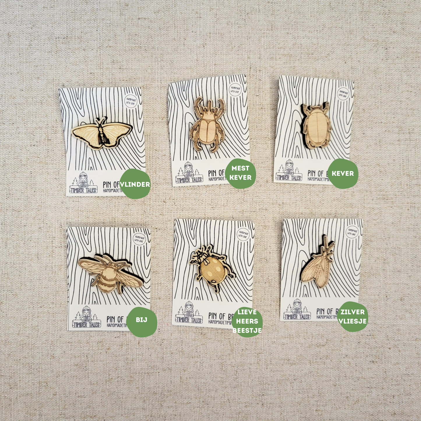 Insecten Pin: Zilvervliesje