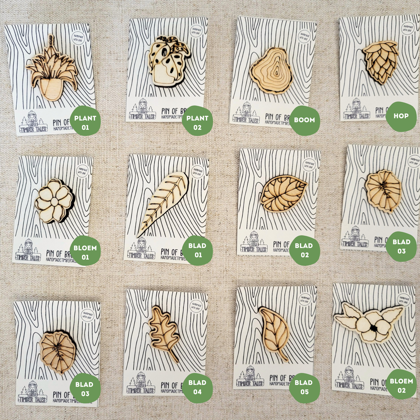 Natuur Pin: Boomschors