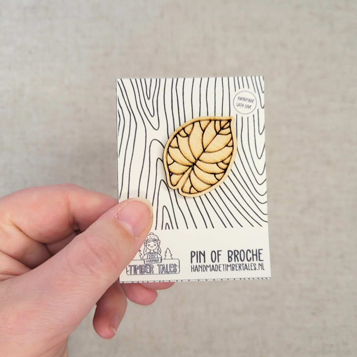 Natuur Pin: Blad Anthurium Clarinervium