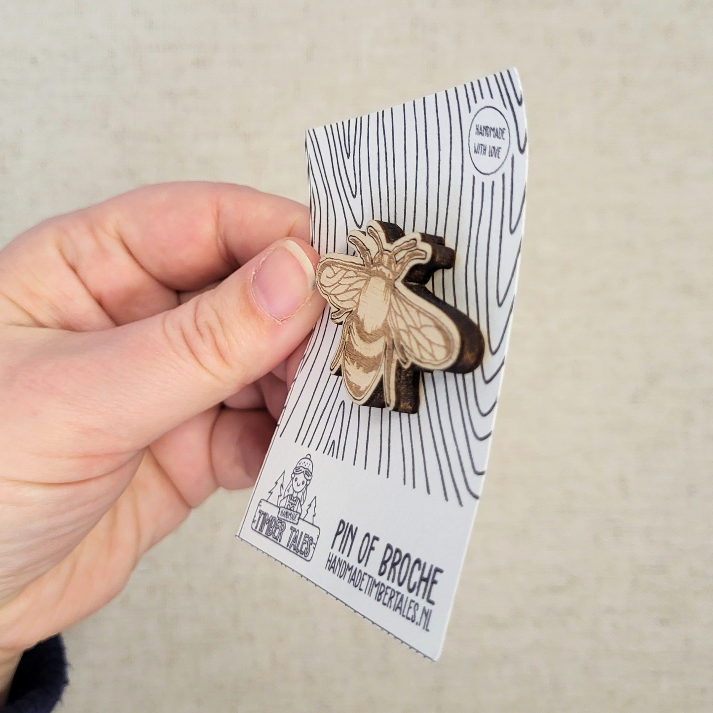 Insecten Pin: Bij