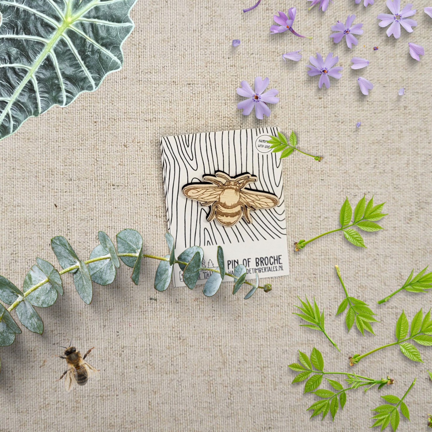 Insecten Pin: Bij