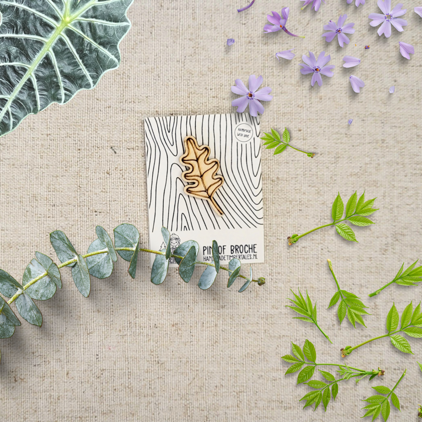 Natuur Pin: Herfstblad