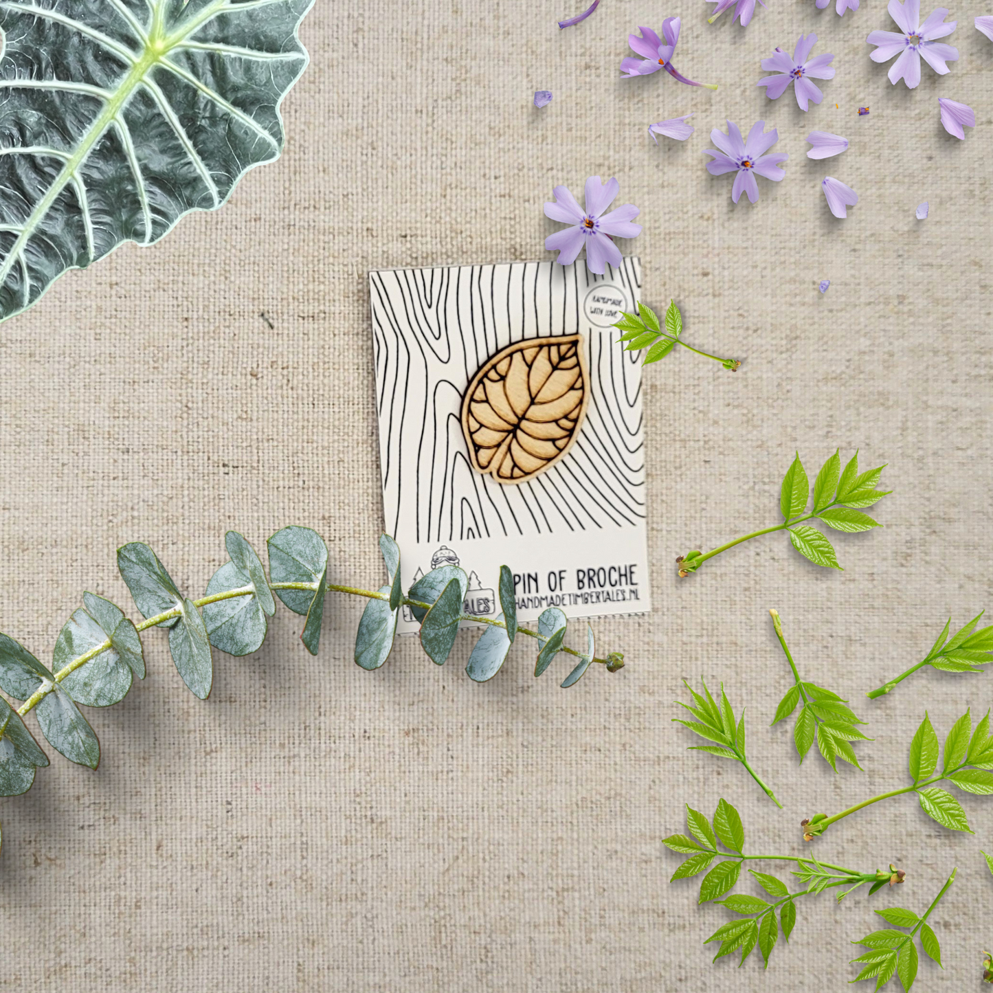 Natuur Pin: Blad Anthurium Clarinervium