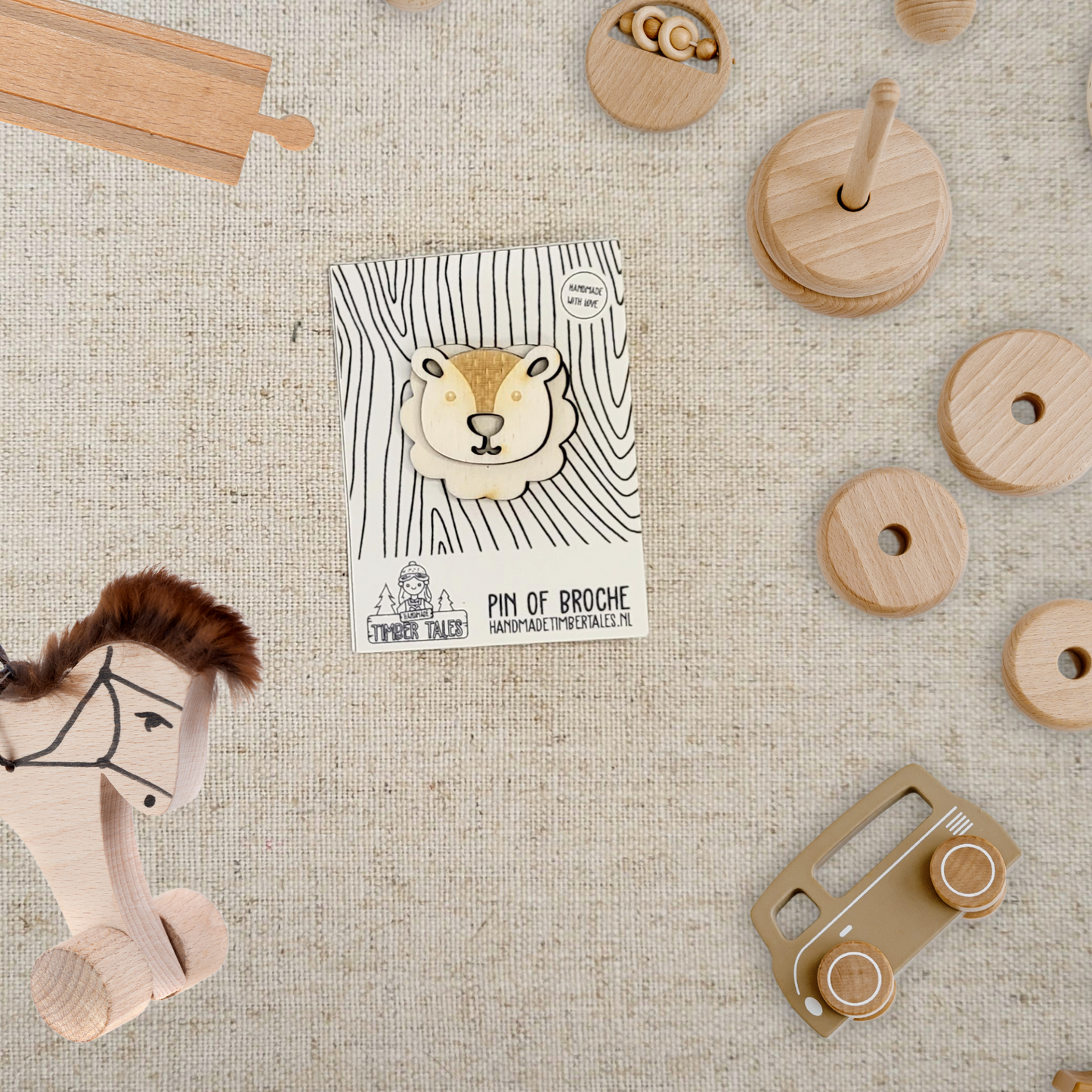Dieren Pin: Leeuw