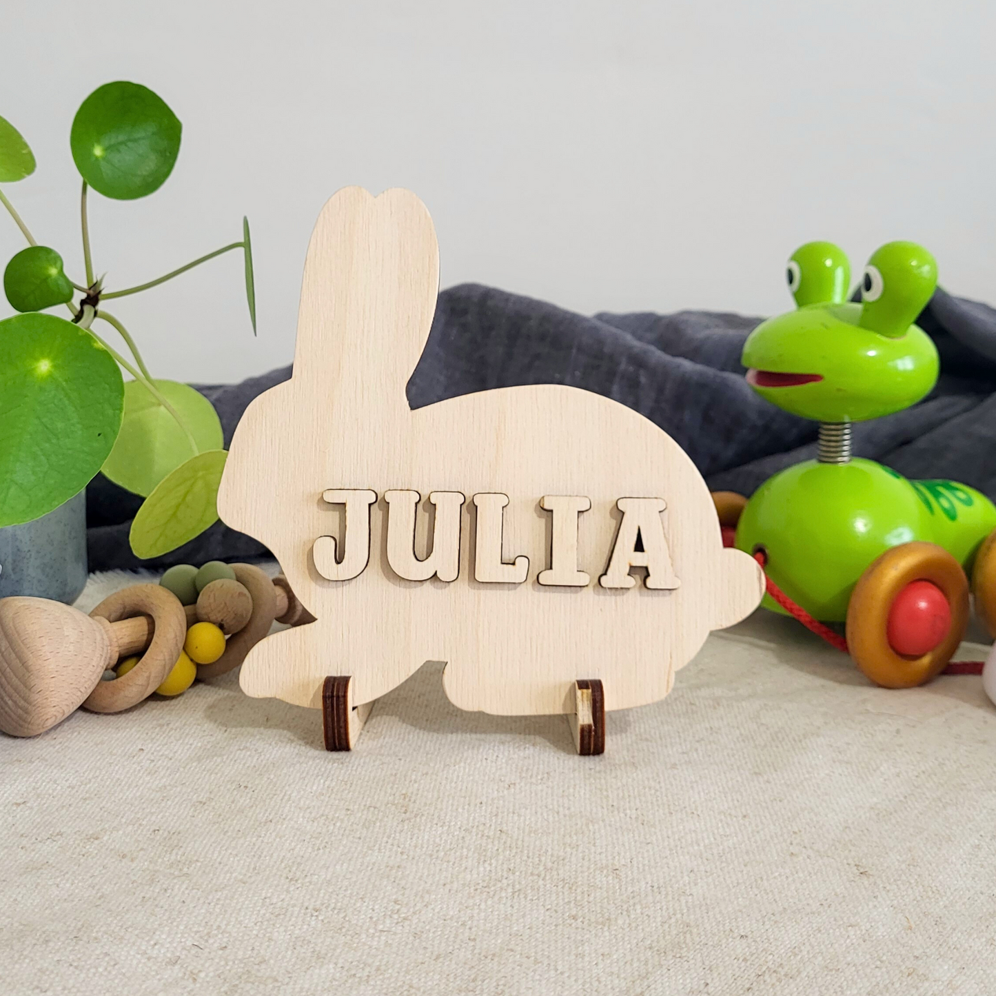 Naampuzzel Konijn (met gepersonaliseerde naam)