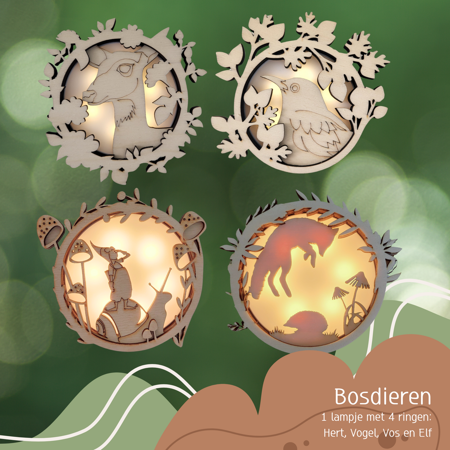 Nachtlampje: Springende Vos