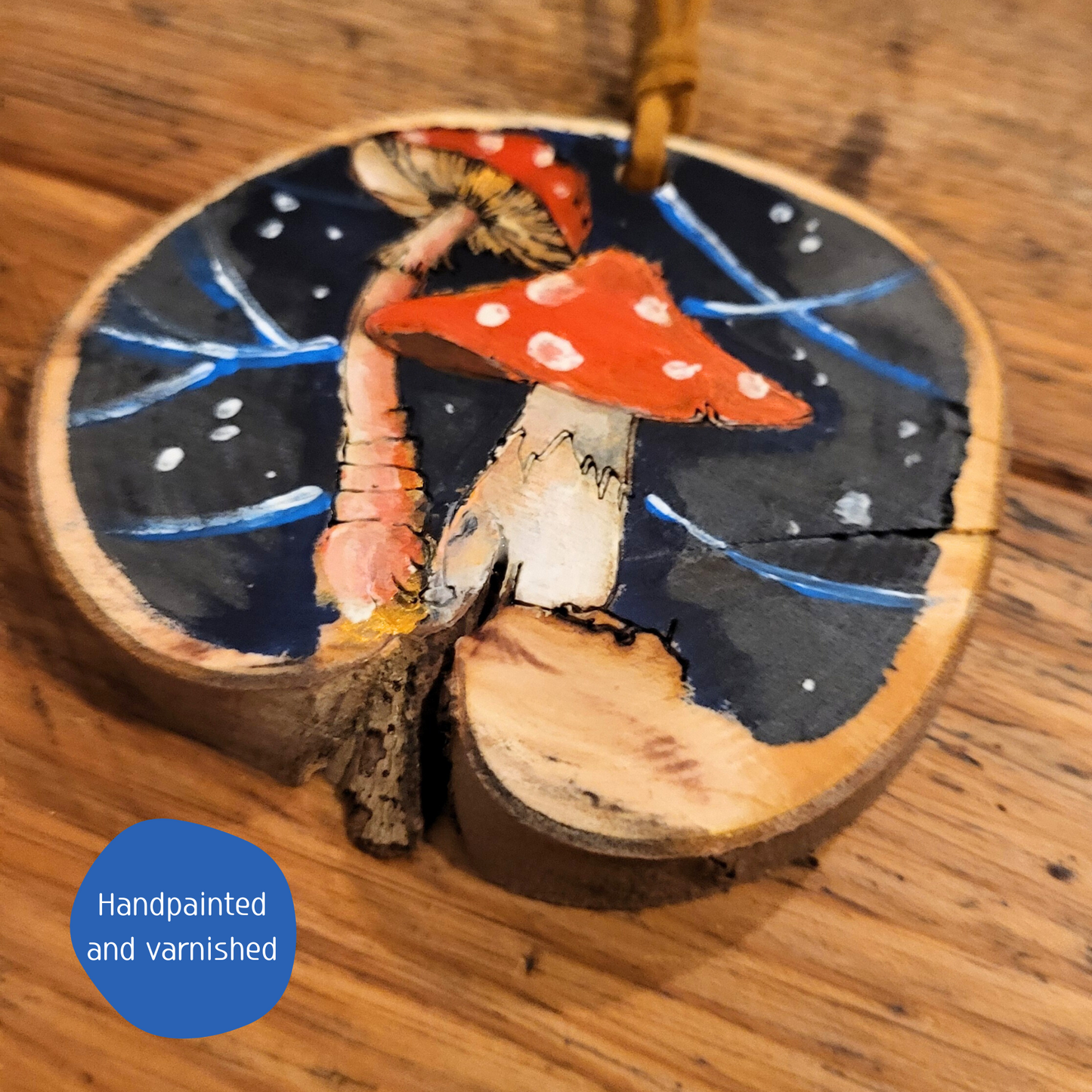 Handgeschilderde hanger - Paddestoelen