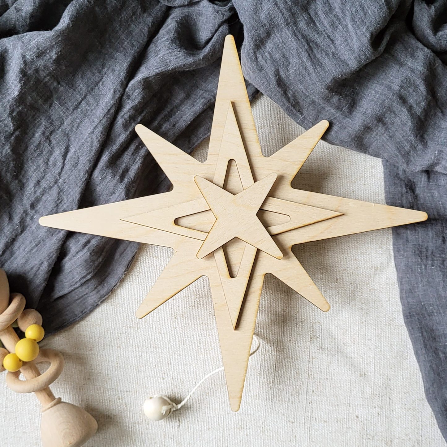 Muziekhanger Ster met trekkoord: Twinkle Twinkle Little Star