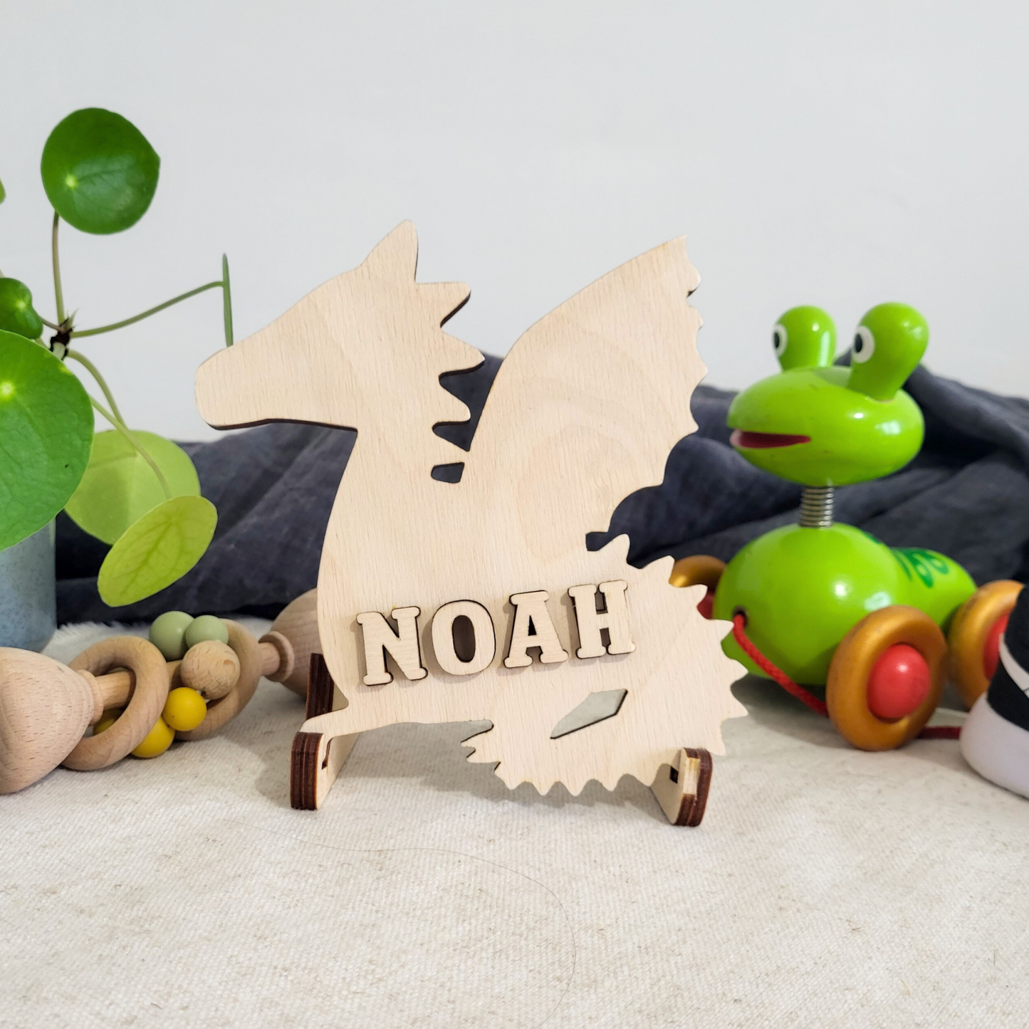 Naampuzzel Draak (met gepersonaliseerde naam)