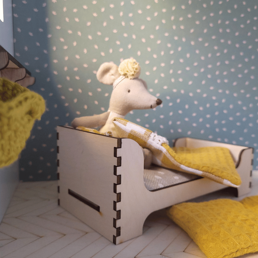 Poppenhuis 1-persoonsbed
