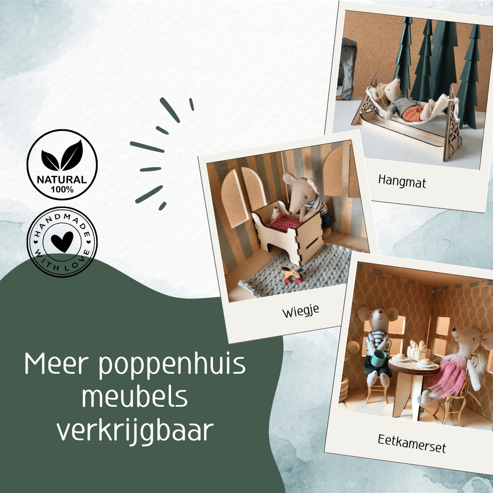 Poppenhuis 2-persoonsbed 10