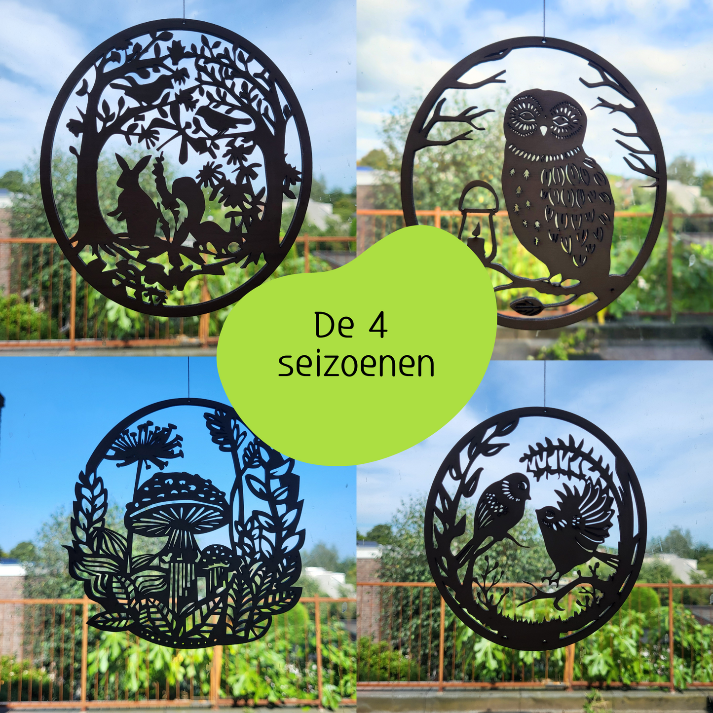 Raamhanger: Vogels in het Bos