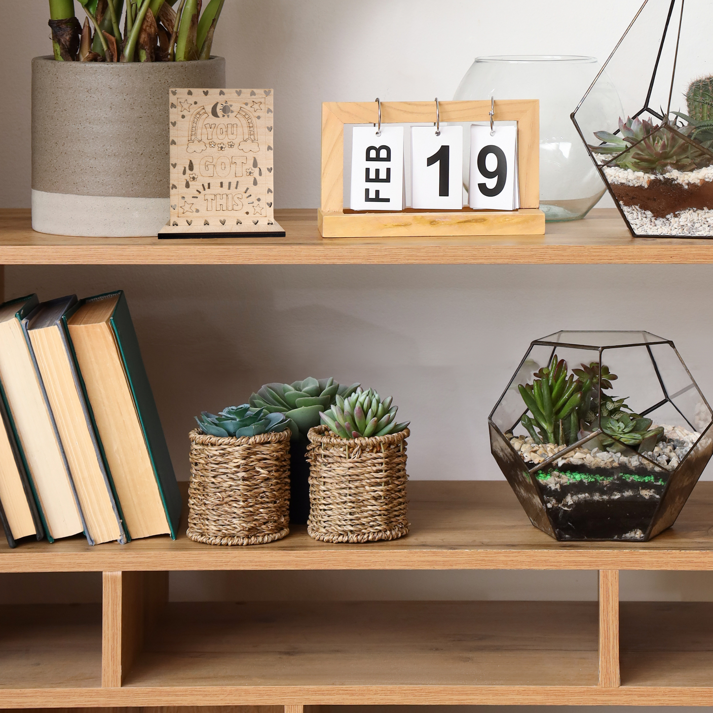 Houten Illustratie: You Got This