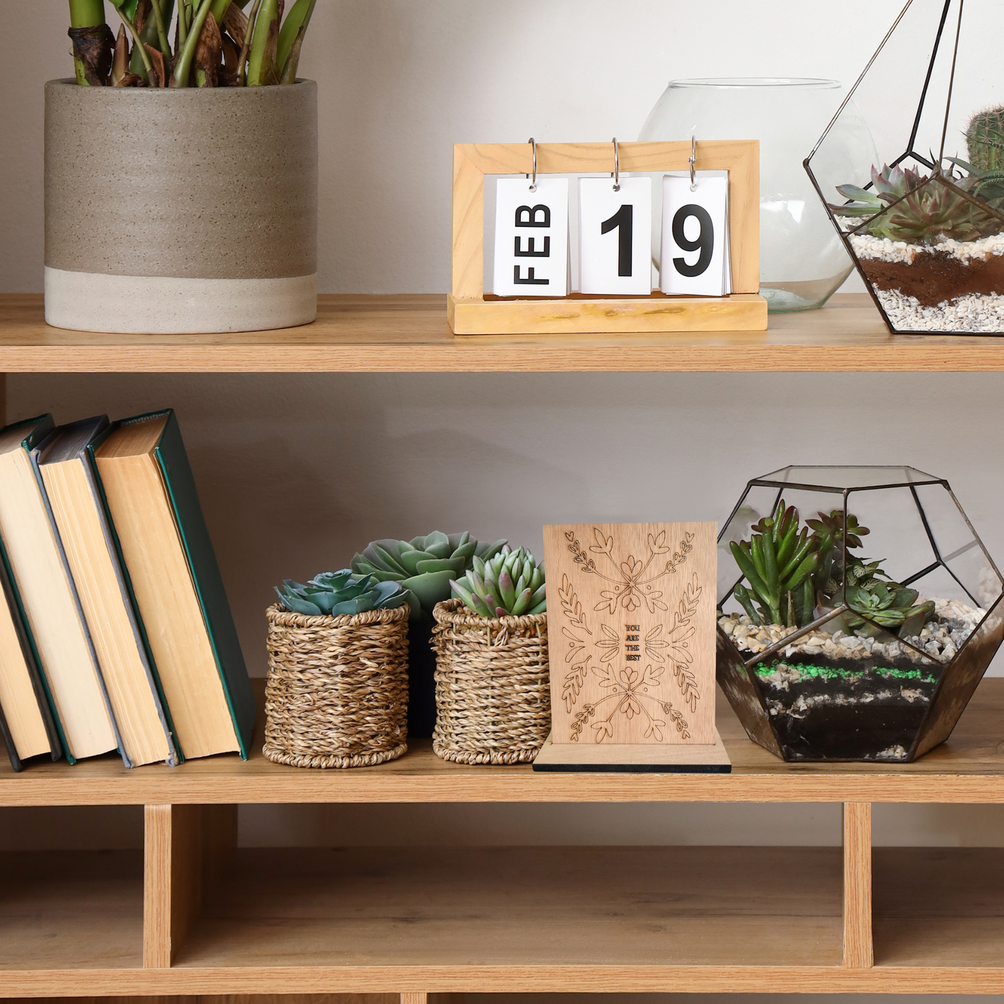Houten Illustratie: You Are The Best