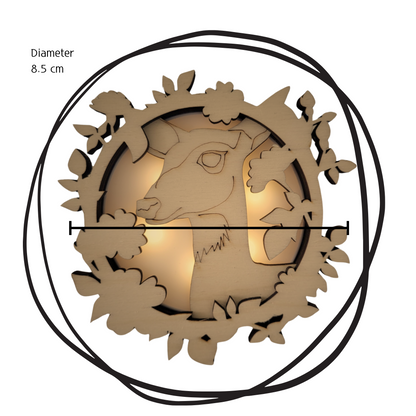 Nachtlampje: Hert