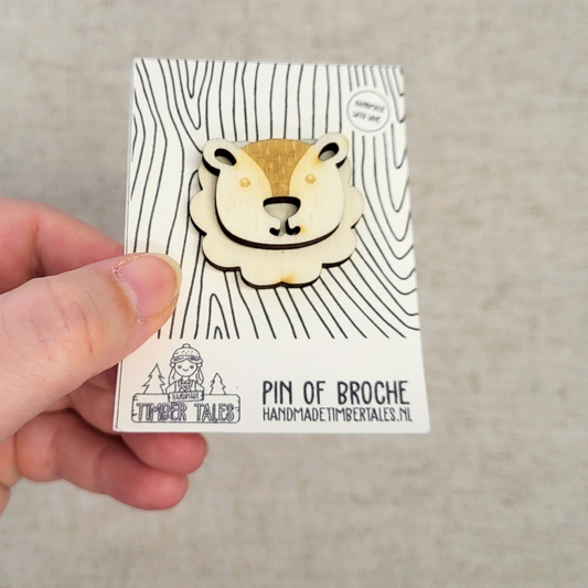 Dieren Pin: Leeuw