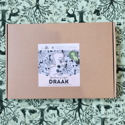 Creatief borduurproject: Stoere draak