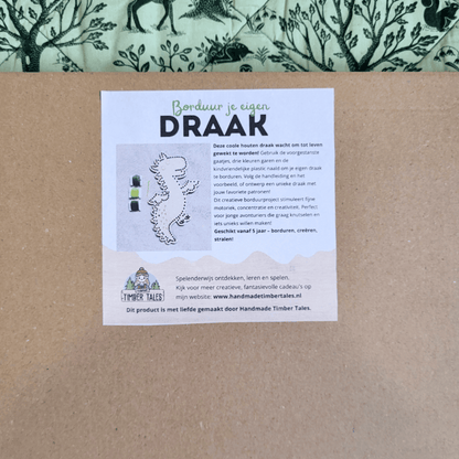 Creatief borduurproject: Stoere draak