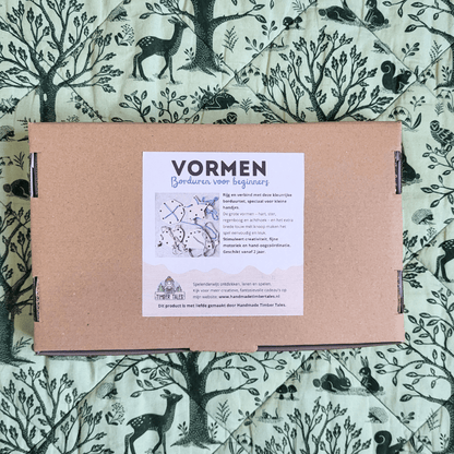 Leer borduren: Vormen rijgen